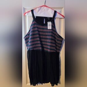 Torrid Crinkled Babydoll Top